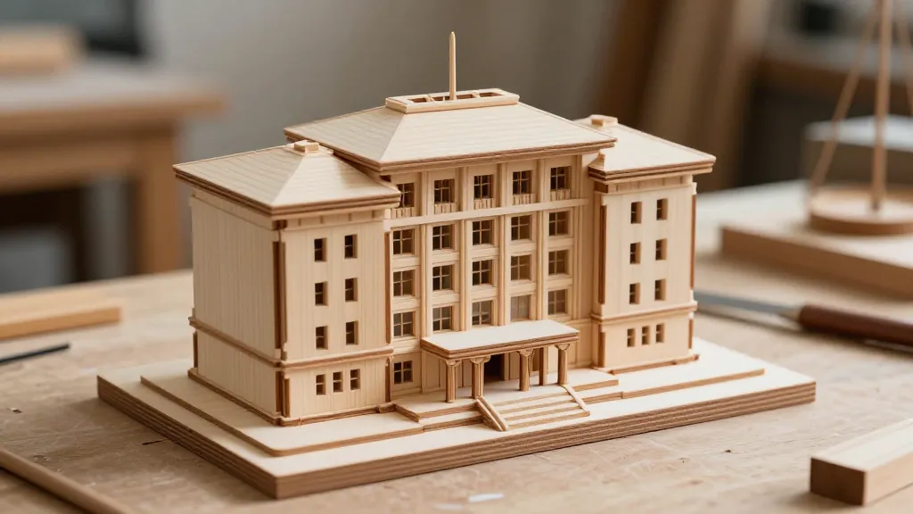 Modellbau und Bildhauerei aus Holz